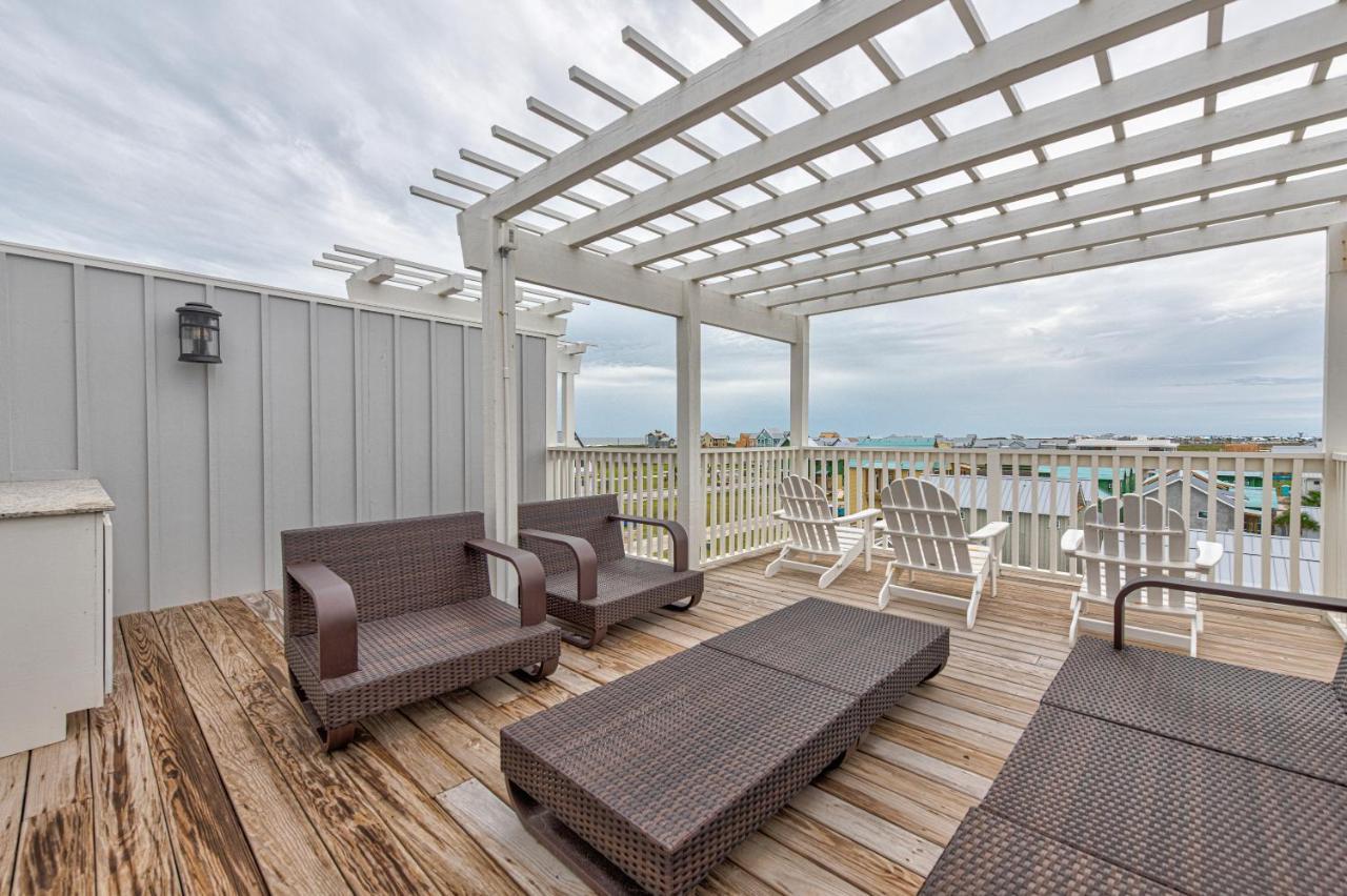 Blowfish Bungalow Rooftop Balcony, Boardwalk To Beach Villa Port Aransas Exterior photo